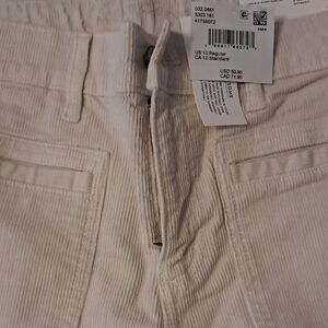 White Corduroy Pants